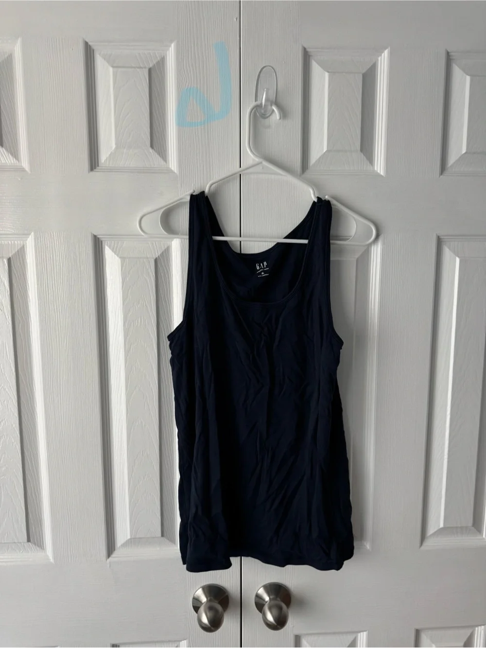 4 pc Bundle Gap Navy Blue Tank Tops XL Supima Cotton Blend Set of 4